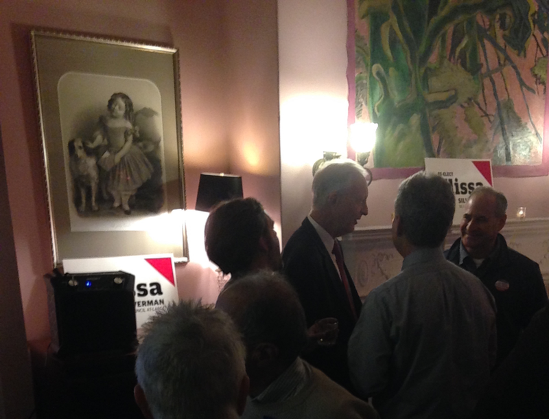 Jack Evans talking about his “done deal” stadium on election night.